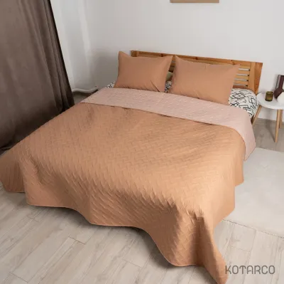 Покривало та наволочки (1 шт) Кавовий вінтаж