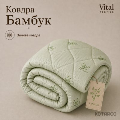 Ковдра зимова Бамбук Vital Textile — фото 2