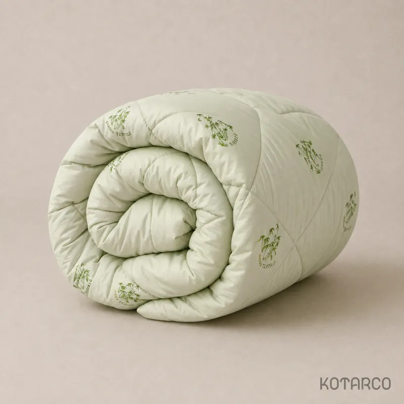 Ковдра зимова Бамбук Vital Textile Півтораспальний розмір 150х210 см — фото 1