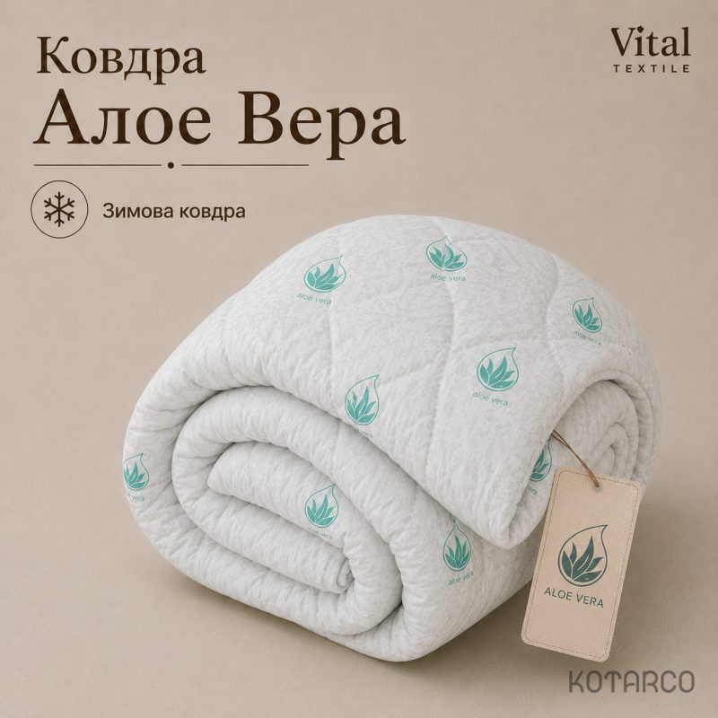 Ковдра зимова Алое Вера Vital Textile — фото 2