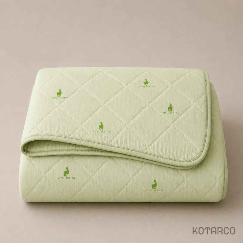 Ковдра демісезонна Альпака Vital Textile Півтораспальний розмір 150х210 см — фото 1