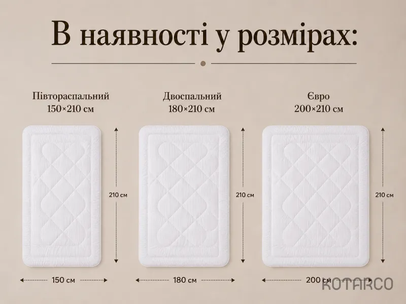 Ковдра літня ЕкоПух Vital Textile Півтораспальний розмір 150х210 см — фото 8