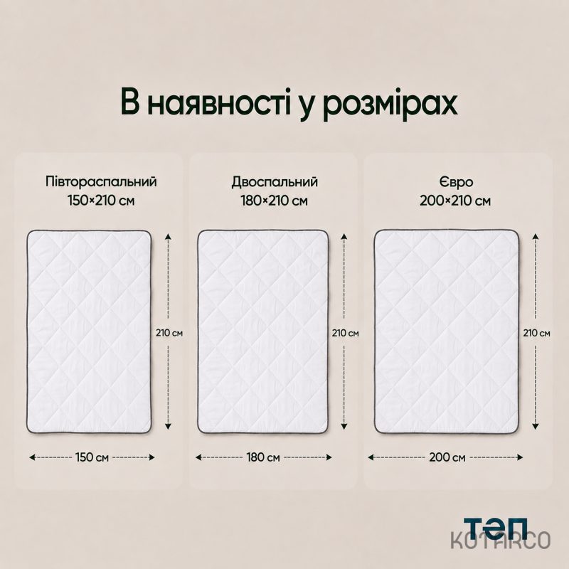 Ковдра зимова Premium Tenergy з карбоновими нитками Інновація — фото 9