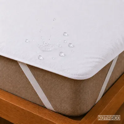 Водонепроникний наматрацник "WATERPROOF" на кутових гумках Бамбук