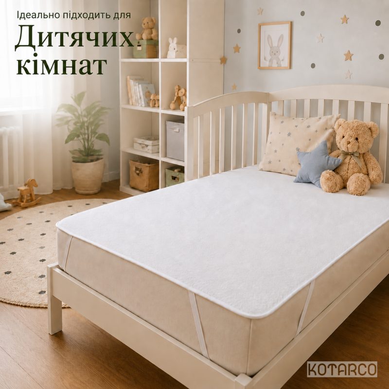 Водонепроникний наматрацник "WATERPROOF" на кутових гумках Бамбук — фото 8