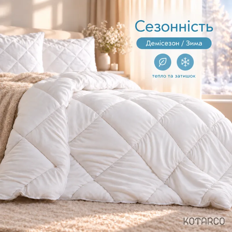 Ковдра зимова White Teddy штучне хутро Біла — фото 5