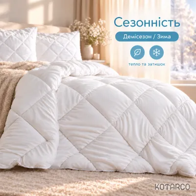 Ковдра зимова White Teddy штучне хутро Біла — фото 5