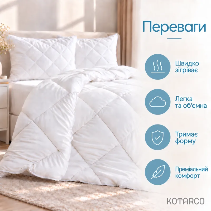 Ковдра зимова White Teddy штучне хутро Біла — фото 6
