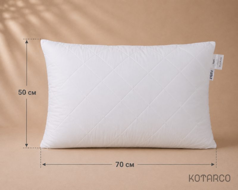 Подушка антиалергійна двокамерна та двостороння з мембраною ROYAL SOFT — фото 5