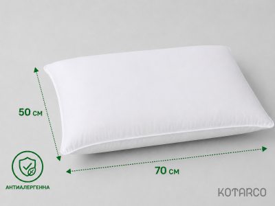 Подушка Комфорт Белая антиаллергенная — фото 3