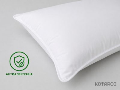 Подушка Комфорт Біла антиалергійна — фото 3