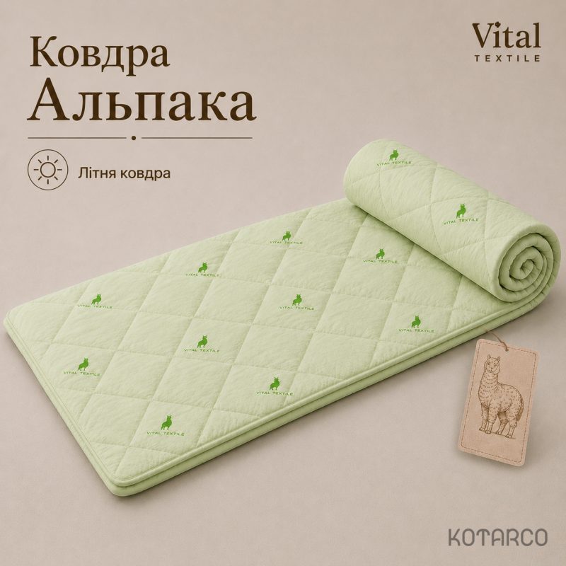 Ковдра літня Альпака Vital Textile — фото 2