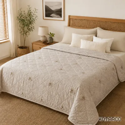Ковдра зимова Wool Vital Textile Півтораспальний розмір 150х210 см — фото 4