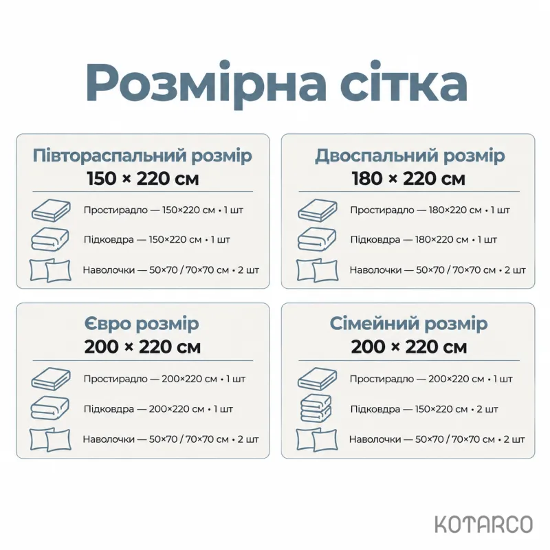 Комплект постільної білизни ZHN Страйп-сатин Сірий — фото 8