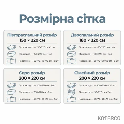 Комплект постільної білизни ZHN Страйп-сатин Сірий — фото 8