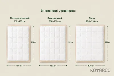 Ковдра зимова антиалергенна бамбук Євро розмір 200х210 см — фото 9