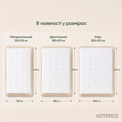 Ковдра зимова Алое Вера з еластичною мембраною Півтораспальний розмір 150х210 см — фото 9