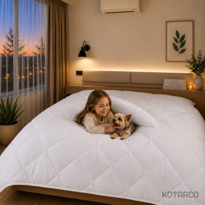 Ковдра зимова Harmony штучний лебединий пух із еластичною мембраною — фото 5